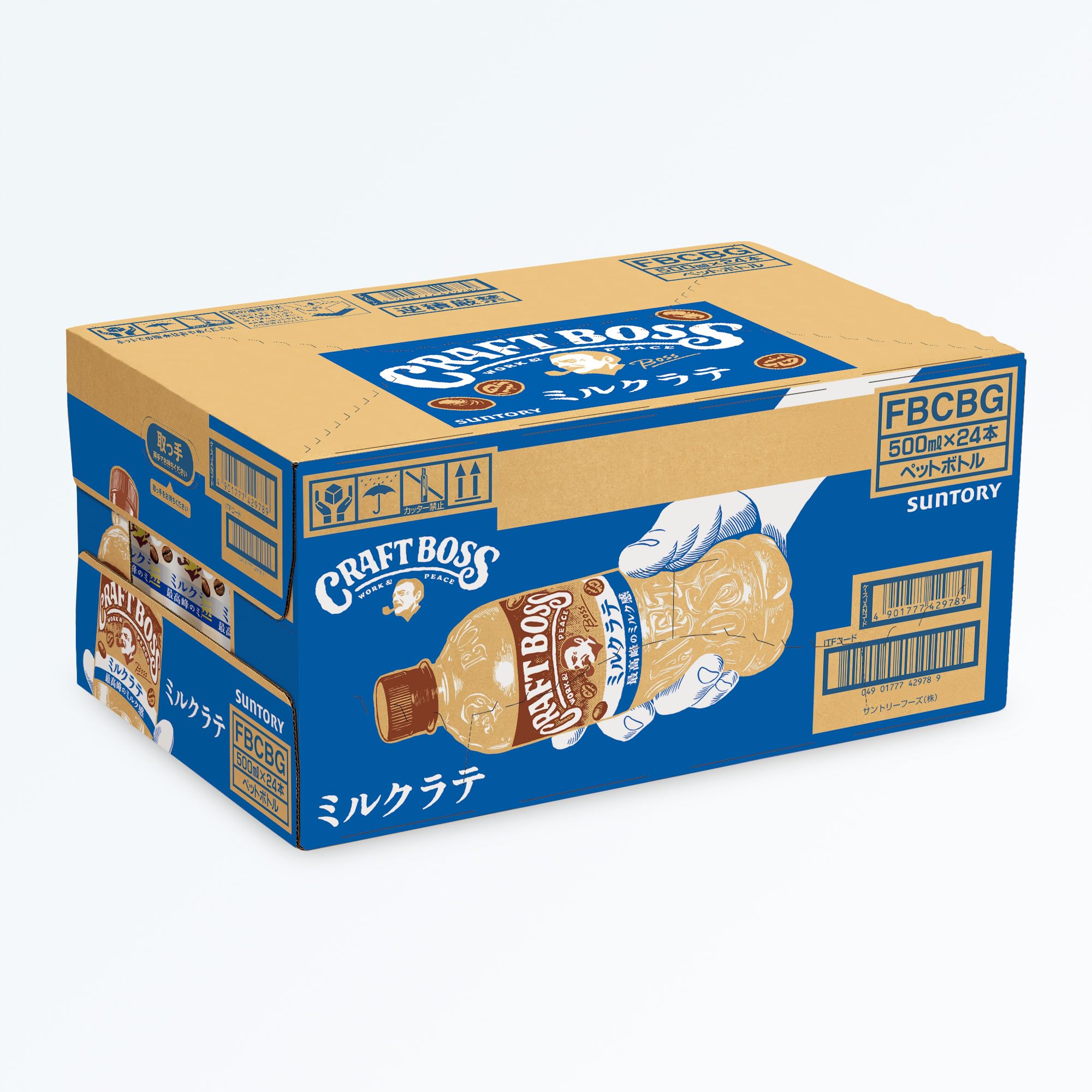 ミルク サントリー クラフトボスミルクティー 600ml×24本入り (1ケース)